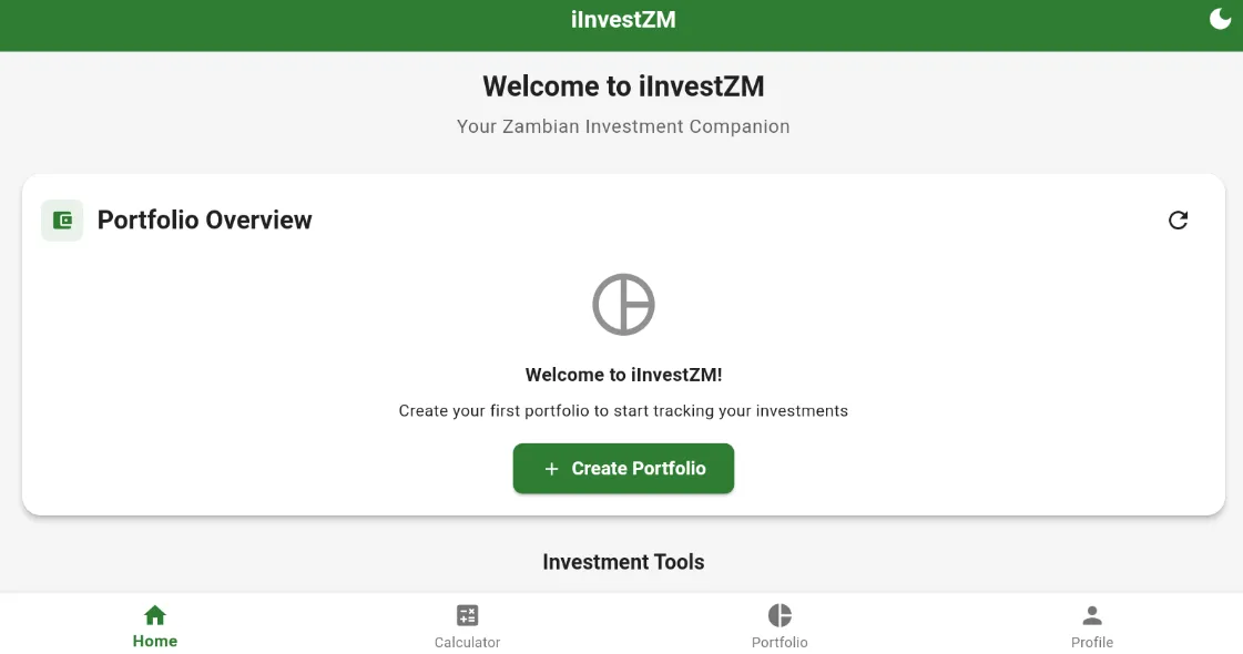 iInvestZM - Portfolio Tracking Made Easy