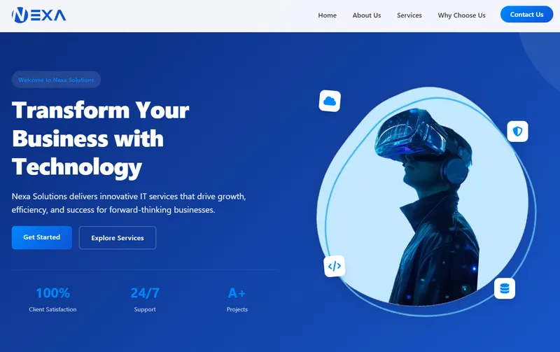 Nexa Solutions Limited Website